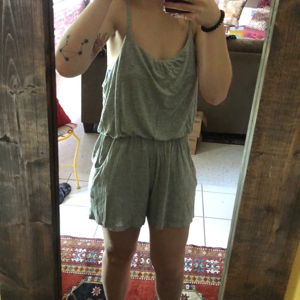Gray romper